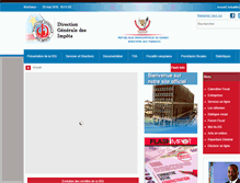 Tablet Screenshot of dgi.gouv.cd