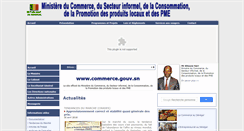 Desktop Screenshot of commerce.gouv.sn