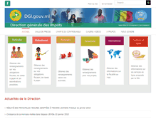Tablet Screenshot of dgi.gouv.ml