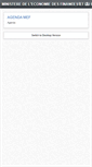 Mobile Screenshot of finances.gouv.sn