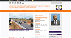 Desktop Screenshot of equipement.gouv.ga