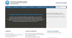 Desktop Screenshot of enseignementsup.gouv.ml