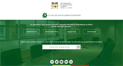 Desktop Screenshot of gouv.bj
